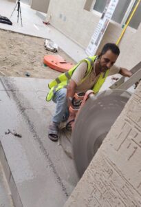 قص جدران جدة